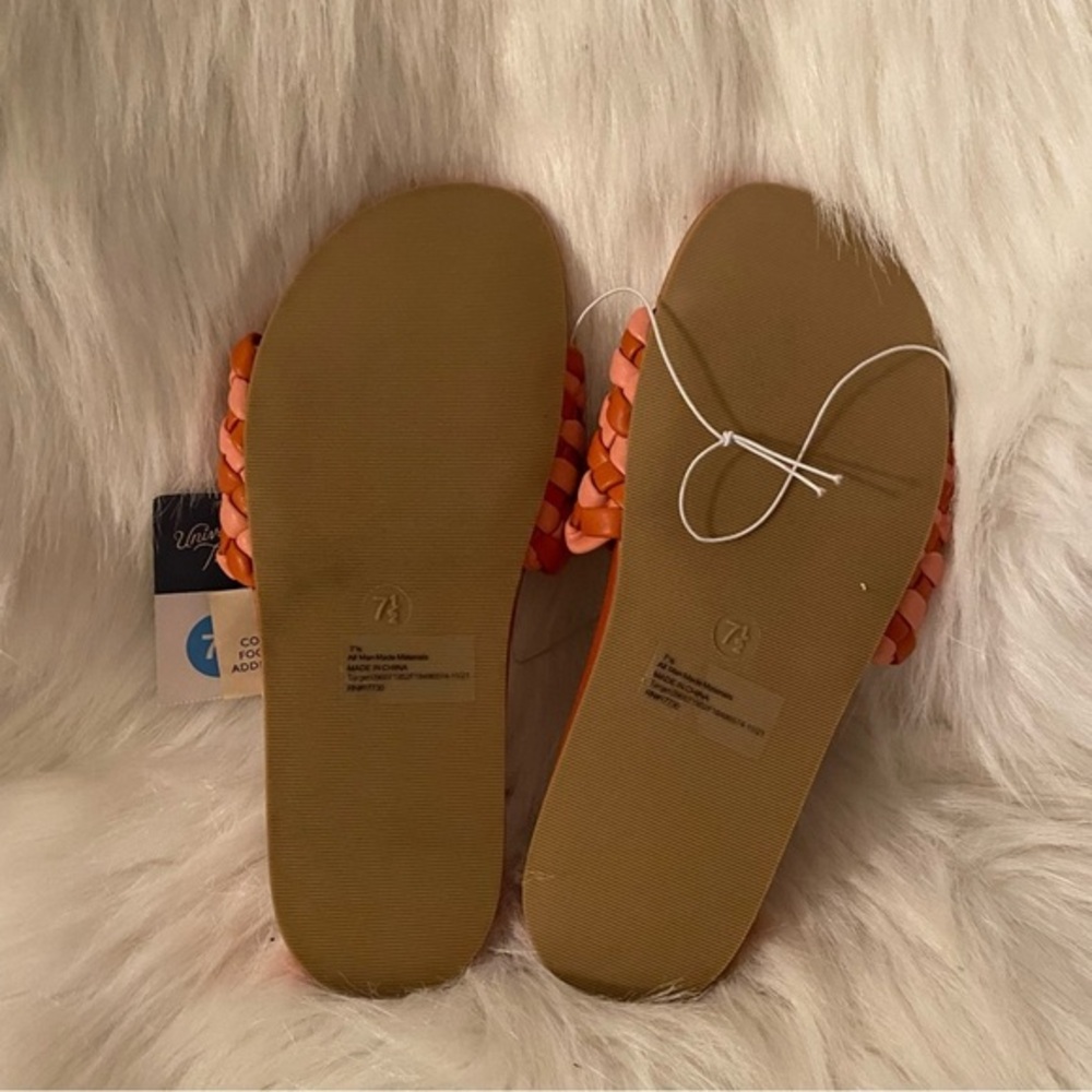 Universal Thread Shoes Women’s Size 7.5 Sandal’s Slip On Open Toe New - Picture 8 of 8